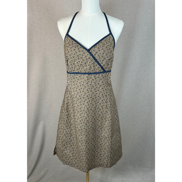 VTG Faded Glory Womens Babydoll Dress Size L Dainty Print Preppy Country Boho - Picture 2 of 10